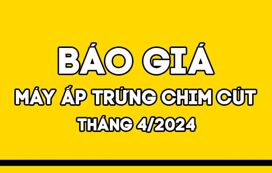 Báo giá máy ấp trứng chim cút Mactech tháng 4/2024