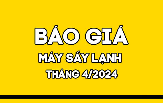 Báo giá máy sấy lạnh Mactech tháng 4/2024