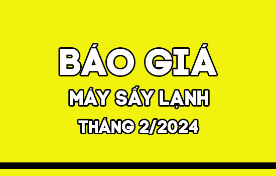 Báo giá máy sấy lạnh Mactech tháng 2/2024