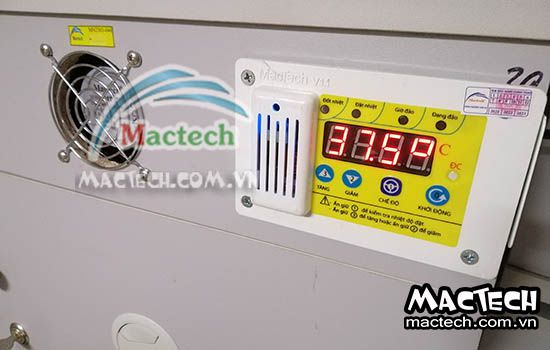 Loa báo quá nhiệt trên máy ấp trứng Mactech? Khi nào loa kêu