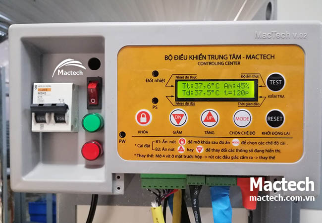 Quy trình sản xuất máy ấp trứng Mactech