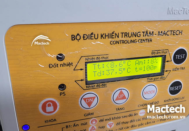Máy ấp trứng báo nhiệt <8,6 độ là tại sao