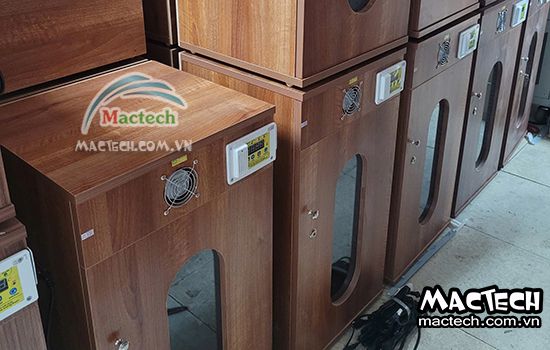 Cấu tạo máy ấp trứng vỏ gỗ Mactech