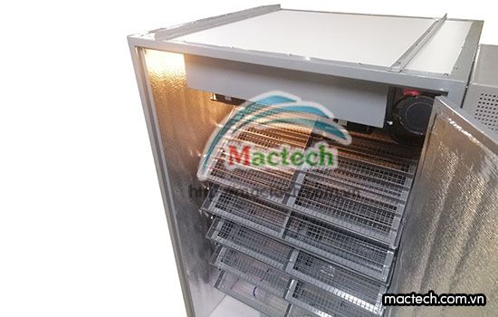 Máy ấp trứng gà 600 quả Mactech, ấp công nghiệp full tính năng