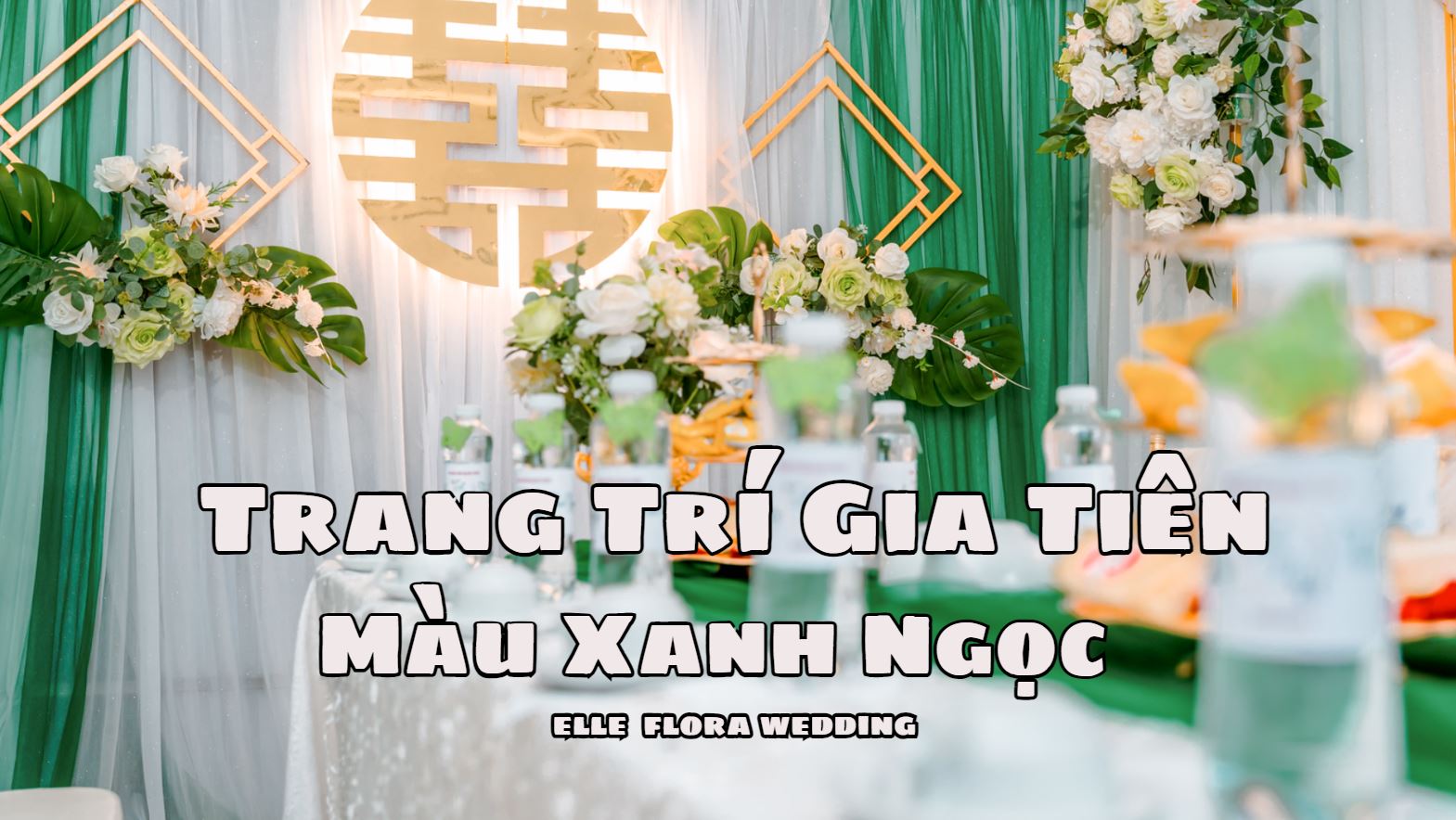 Trang Trí Gia Tiên Màu Xanh Ngọc Đẹp Mắt Theo Xu Hướng