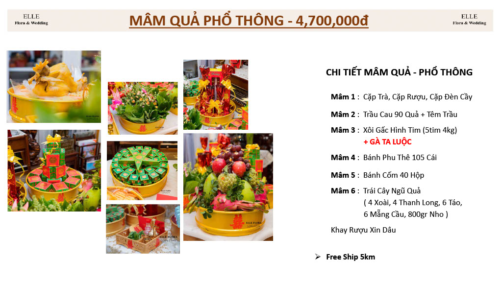 Mâm quả phổ thông