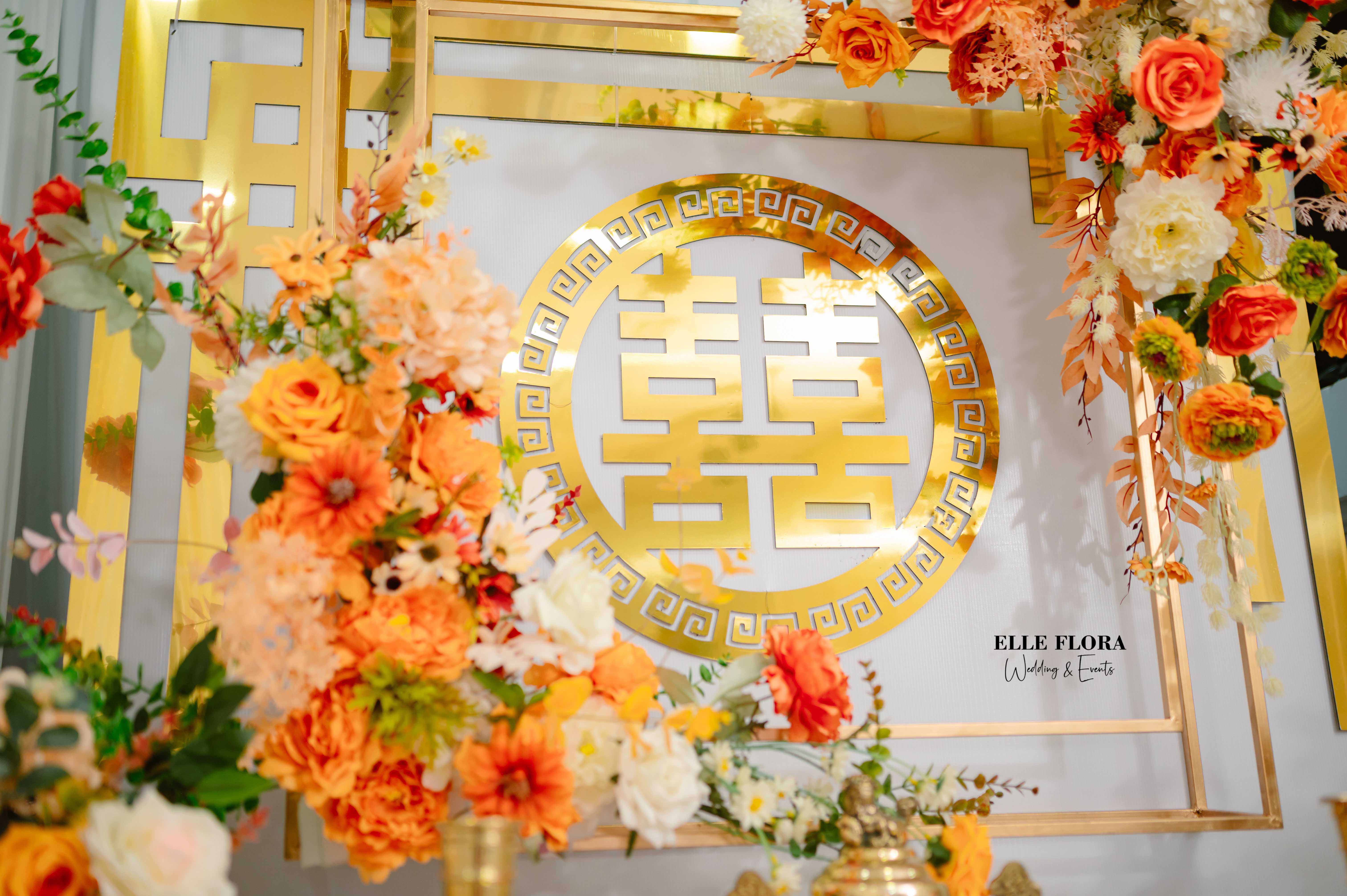 Backdrop chữ hỷ