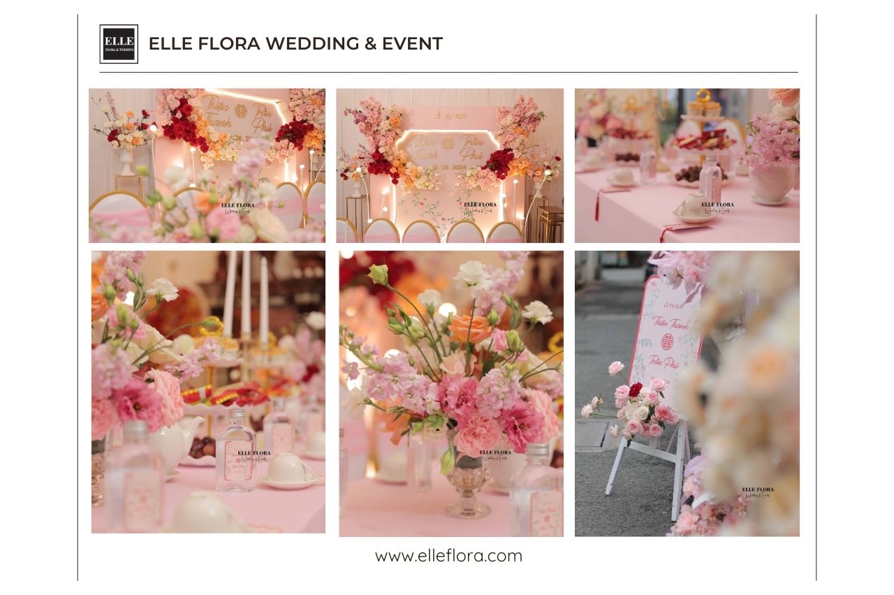 Gia tiên cao cấp Hồng Pastel Form 3D