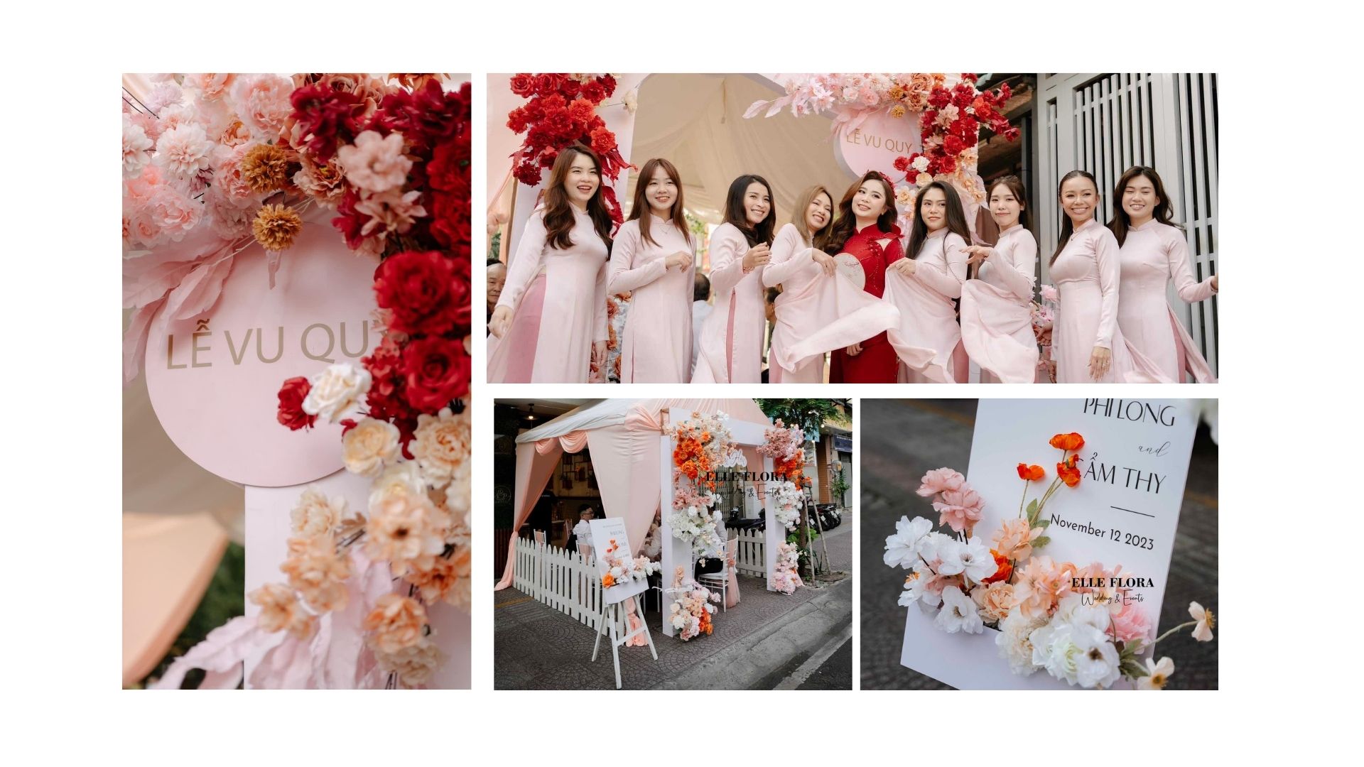 Cổng Hoa & Bảng Lễ của gói GiaTiên Hoa Tươi Circle Love