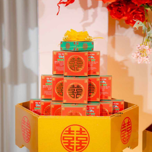 Mâm bánh cốm