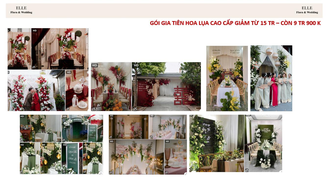Trang trí gia tiên trọn gói 