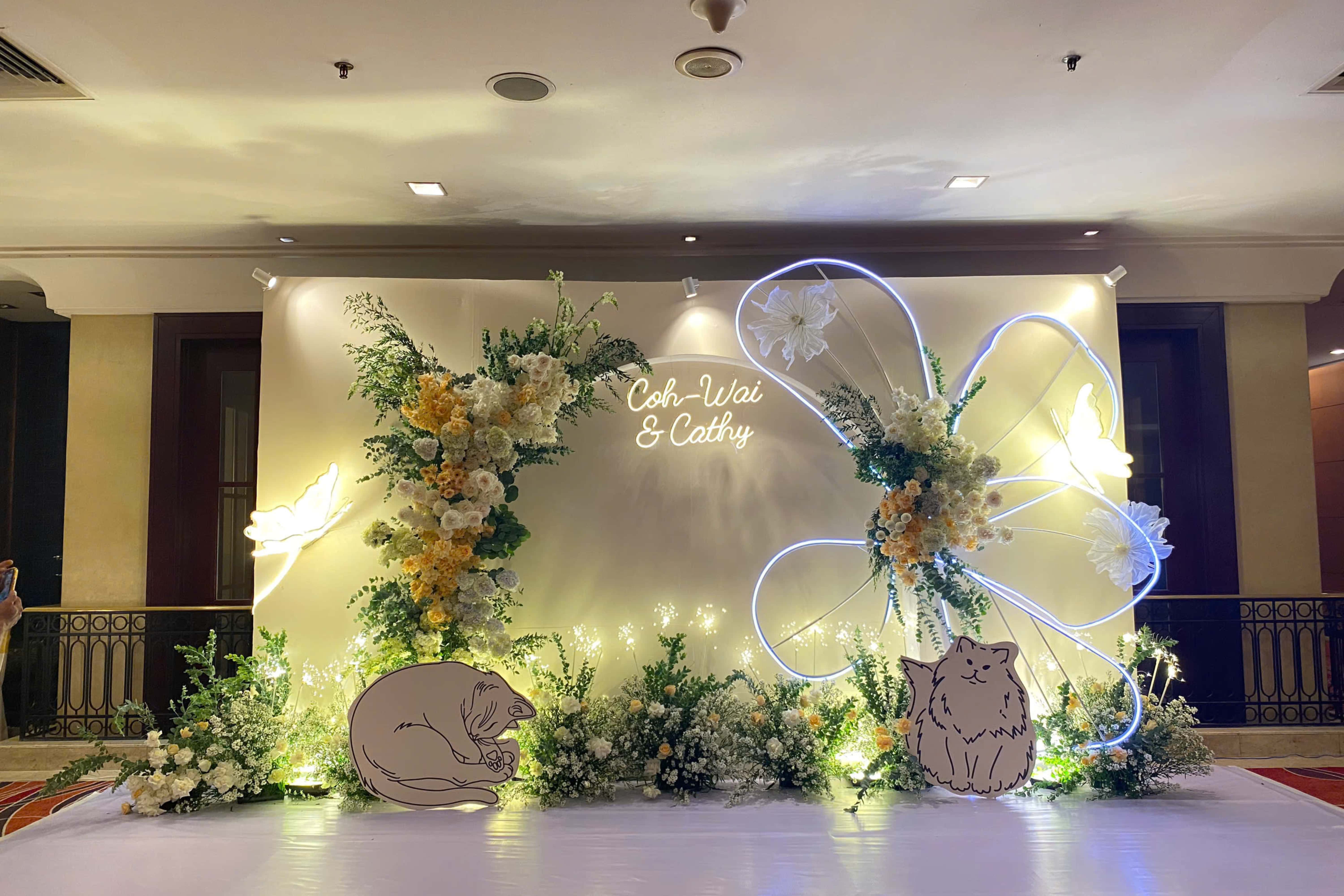 BACKDROP CHỤP HÌNH ĐÁM CƯỚI