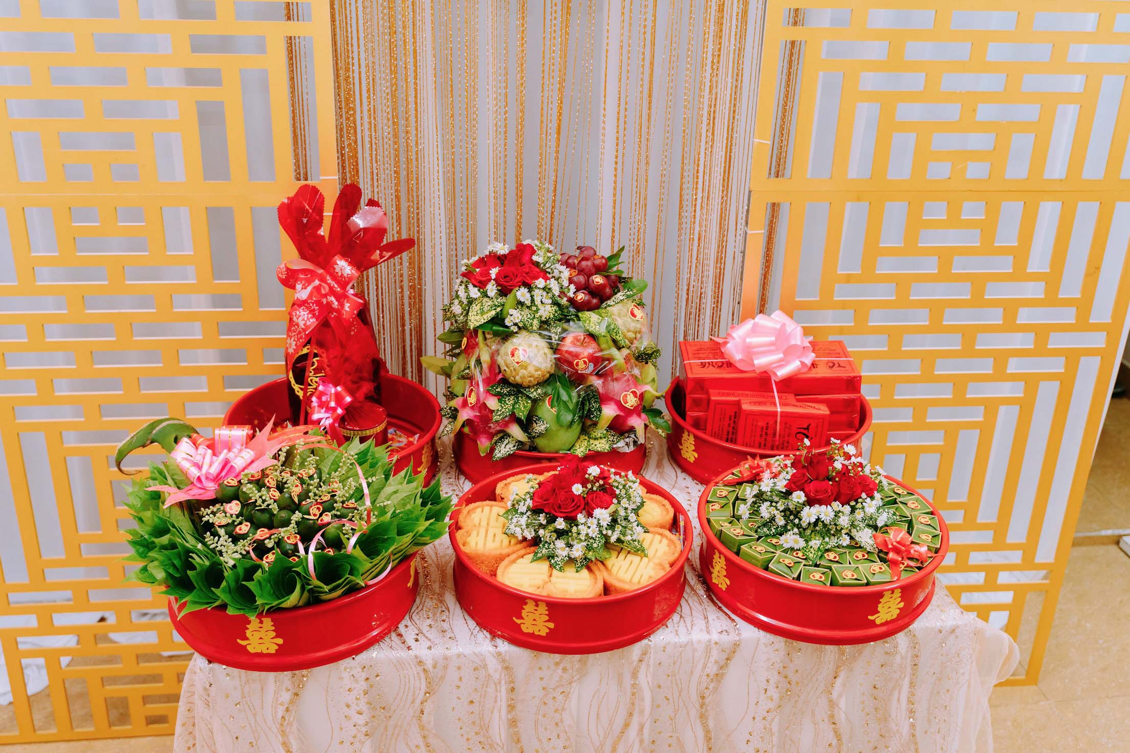 Mâm Quả - Trà Rượu Đèn