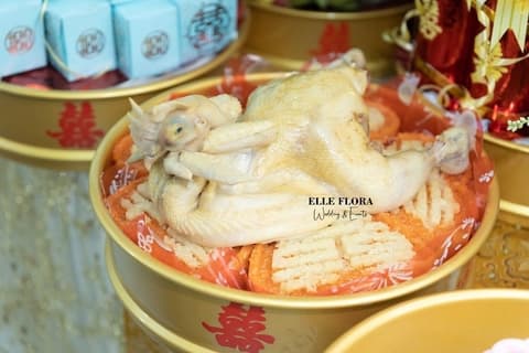 MÂM QUẢ XÔI  + GÀ