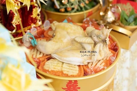 MÂM QUẢ XÔI  + GÀ
