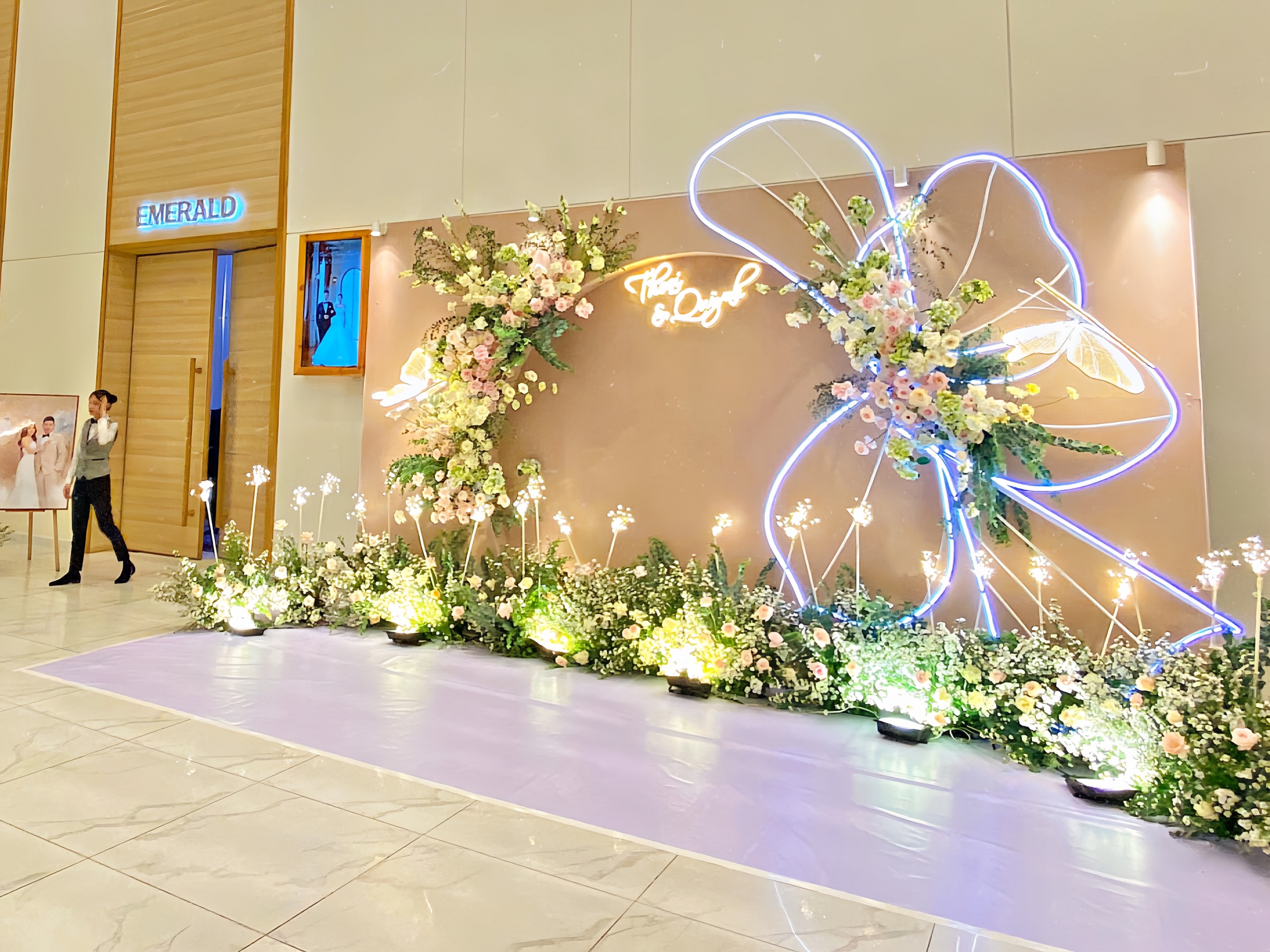 BACKDROP CHỤP HÌNH  ĐÁM CƯỚI