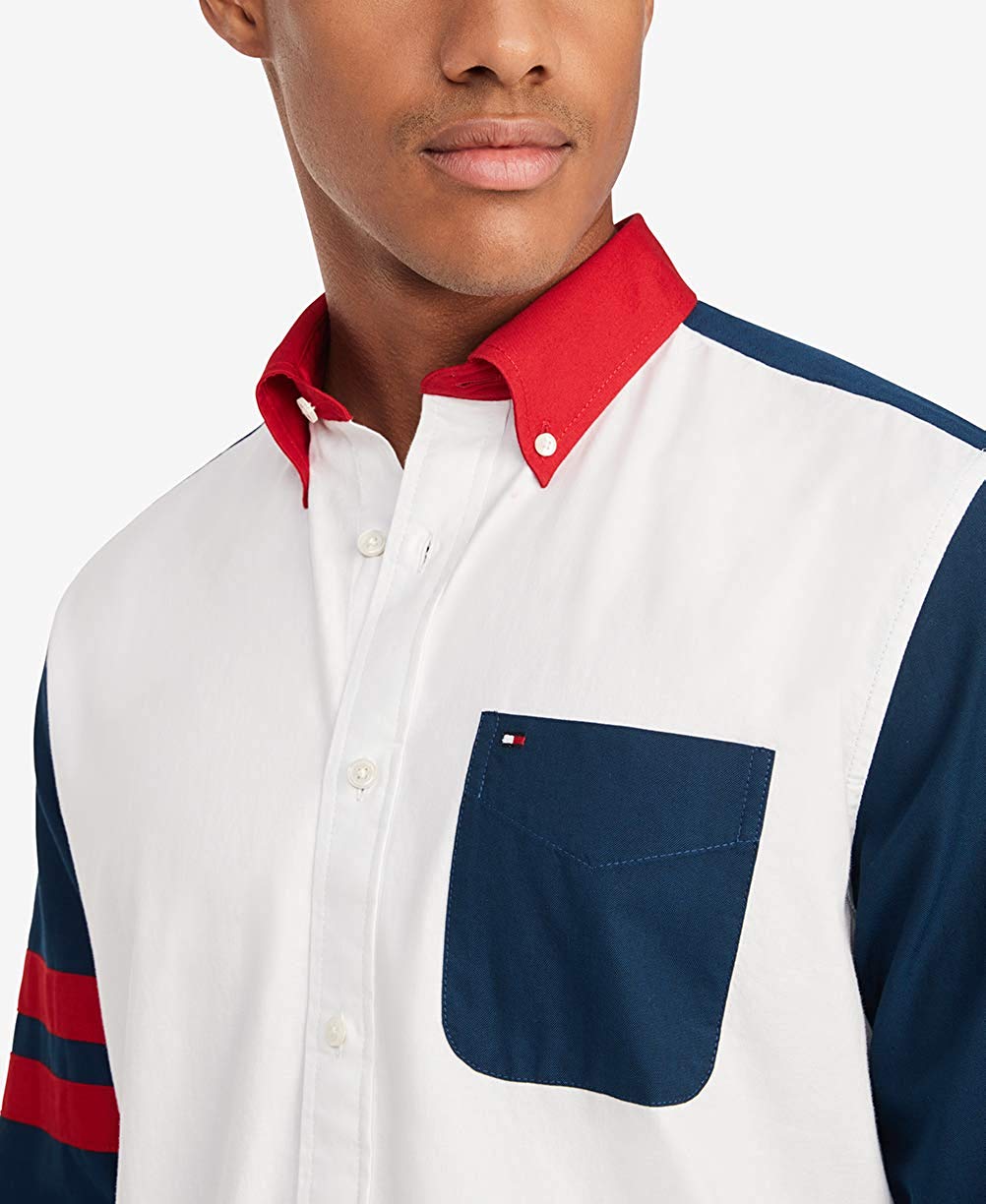 ÁO SƠ MI NAM TAY DÀI TOMMY HILFIGER SIZE S  MrKimHàng hiệu Mỹ  Giá Việt
