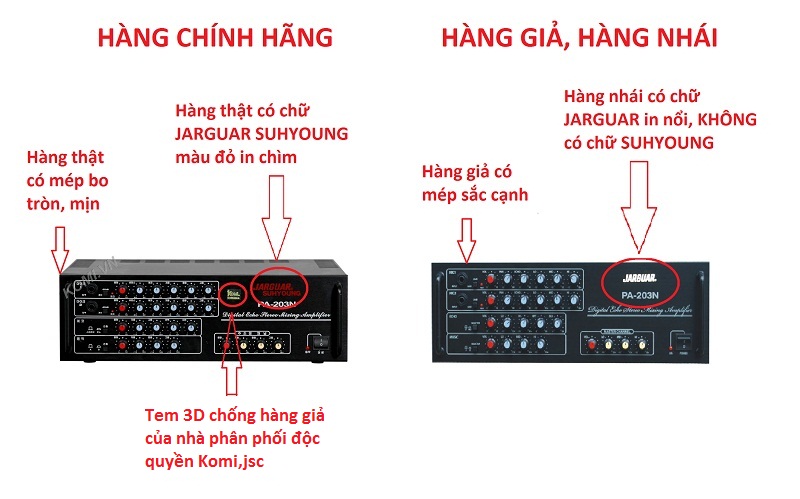 Amply thật và giả