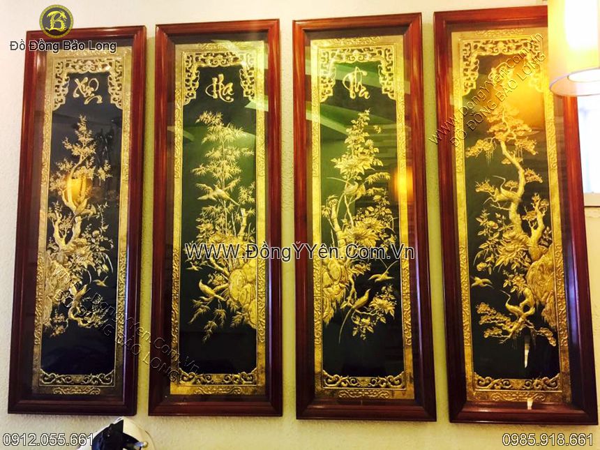Địa chỉ cửa hàng nơi bán tranh tứ quý bằng đồng ở Sài Gòn - TP HCM?