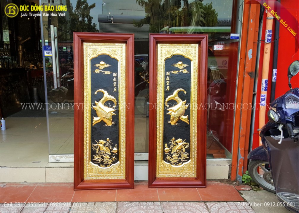 Địa chỉ bán Tranh Đồng Mạ Vàng 24k uy tín, chất lượng