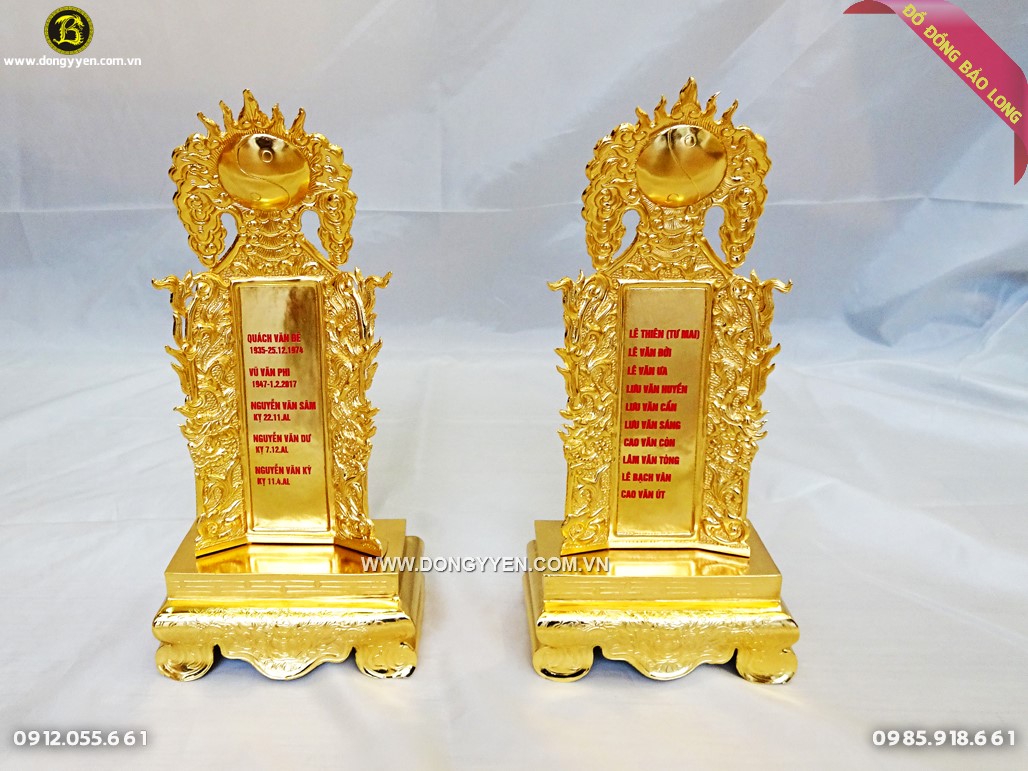 Ý nghĩa của Bài Vị - Long Vị trong thờ cúng