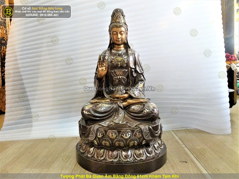 Cơ sở tạc tượng, đúc tượng Phật Bà Quan Âm đẹp uy tín giá rẻ