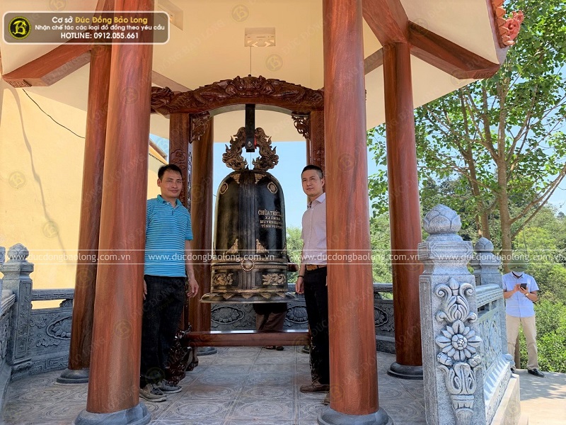 giao chuông và lư cho chùa trúc lâm, hạ hòa