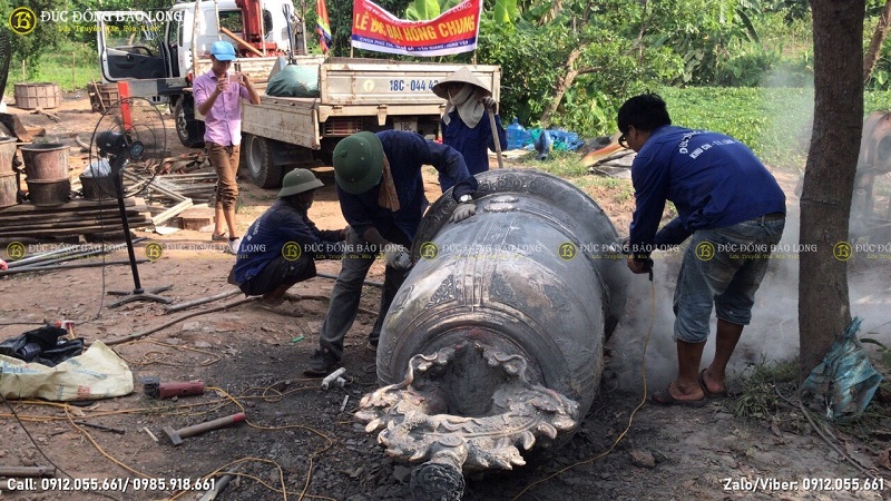 đúc đại hồng chung cho đền chùa