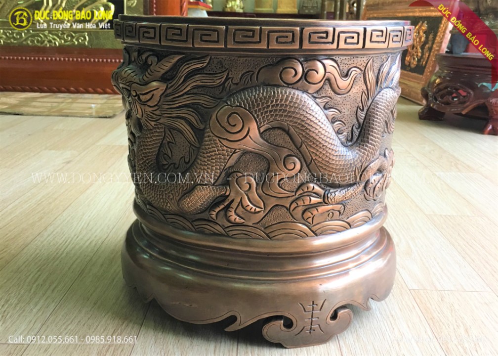 bát hương bằng đồng catut