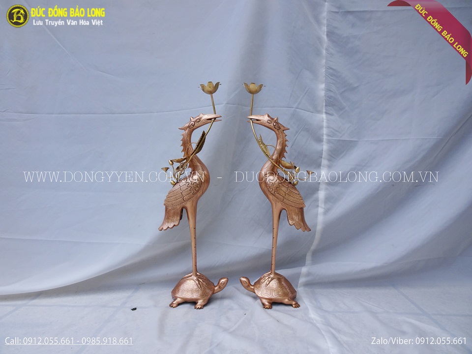 đôi hạc ban thờ gia tiên