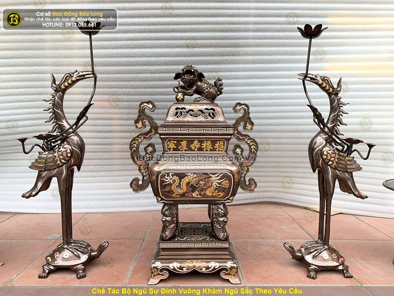 bộ tam sự khảm ngũ sắc