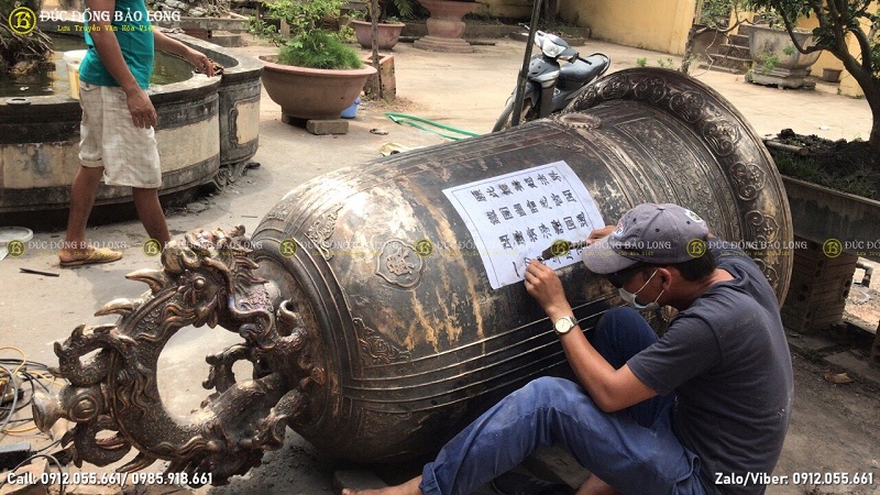 đúc chuông đồng tại trà vinh