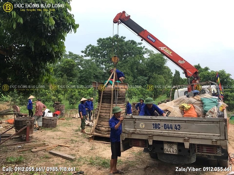 đúc đại hồng chung 1000kg 