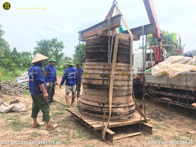 đúc đại hồng chung 1000kg cho chùa phú thị