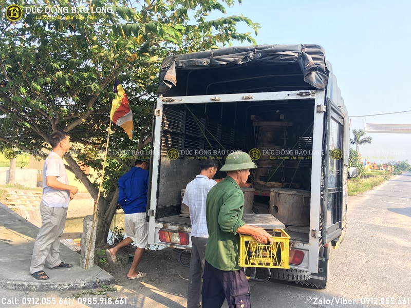 đúc đại hồng chung 120kg cho chùa trúc long