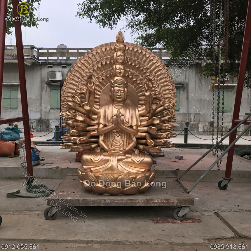Tượng Phật nghìn mắt nghìn tay cao 2m