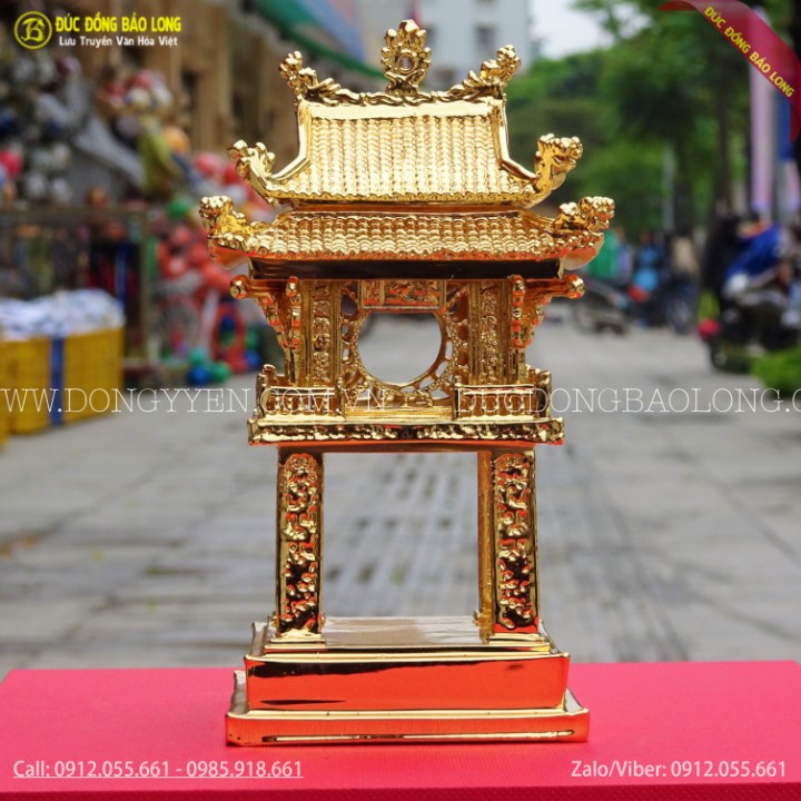 Khuê văn các bằng đồng mạ vàng