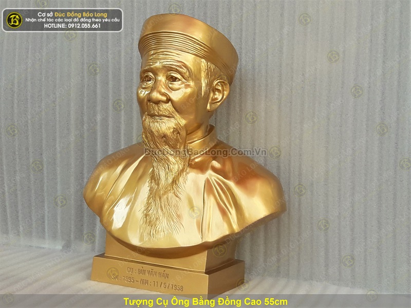 đúc tượng chân dung cụ ông