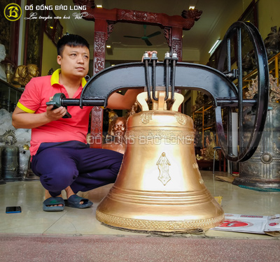 Chuông đồng nhà thờ Công Giáo 190kg