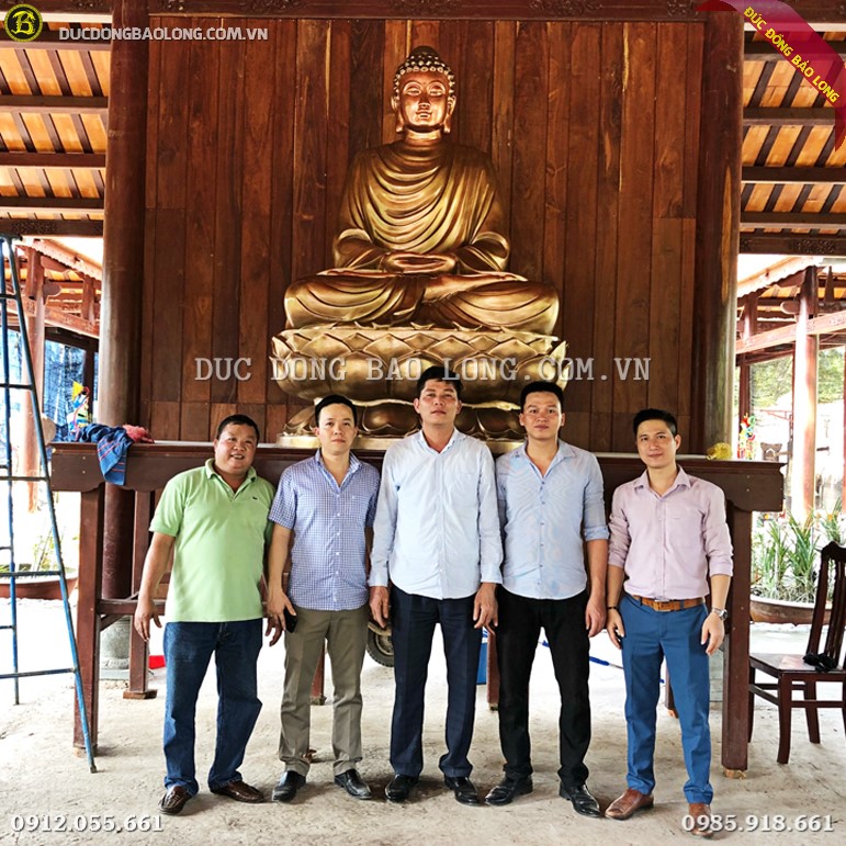 Đúc Tượng Phật Thích Ca 2m17 cho chùa Tam Bửu Tiền Giang