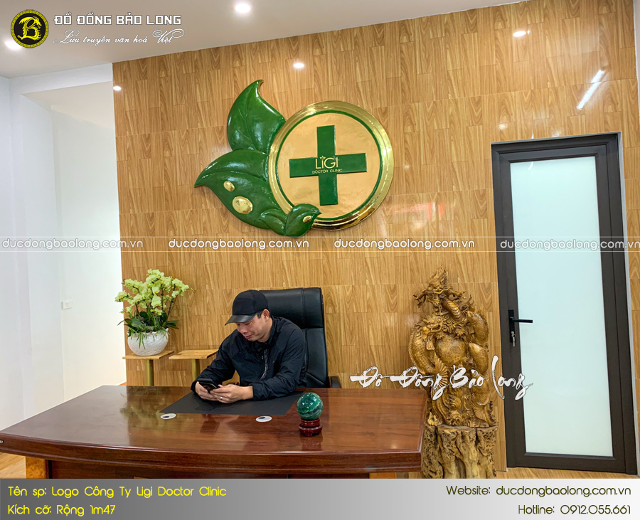 Mẫu Logo Công Ty Ligi Doctor Clinic Rộng 1m47