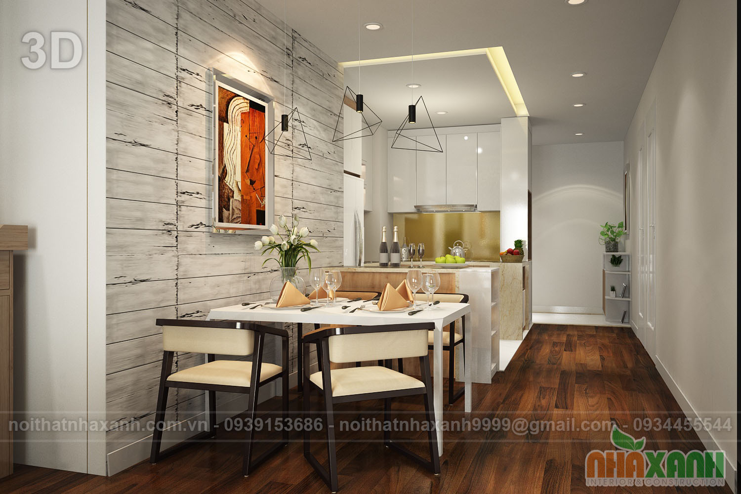 TỦ BẾP MFC AN CƯỜNG 2
