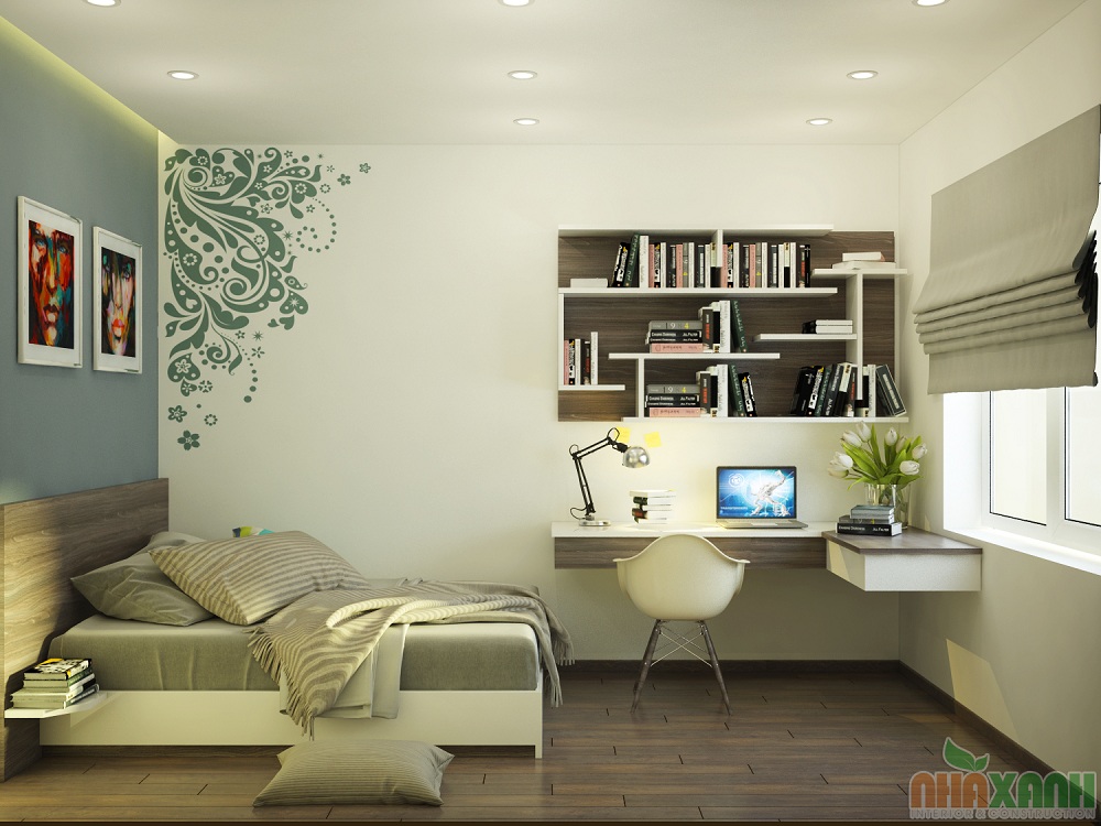 Thiết kế nội thất chung cư c37 bộ công an căn 1502