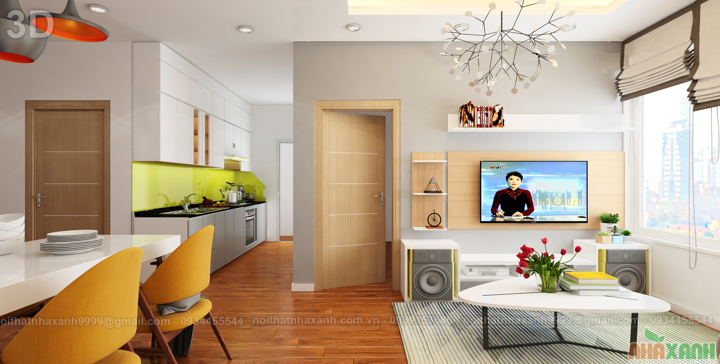 Tủ bếp MDF chống ẩm
