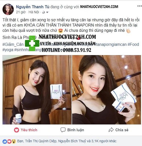 review thuốc giảm cân tana porn