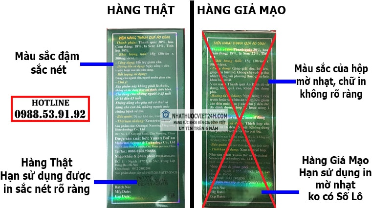 thuốc giảm cân áo đình