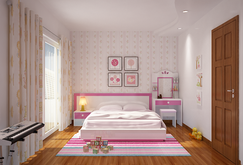KINH NGHIỆM LÀM NHÀ: Cách trang trí phòng ngủ cho bé gái cực kì dễ ...