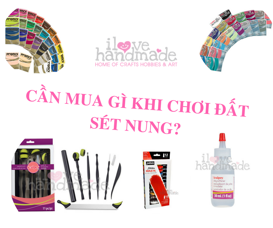 CẦN MUA GÌ KHI CHƠI ĐẤT SÉT NUNG?