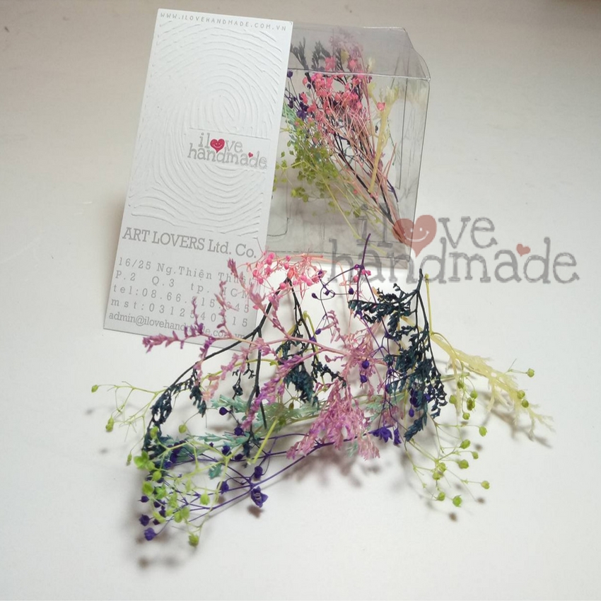 Hoa khô trang trí resin - I Love Handmade