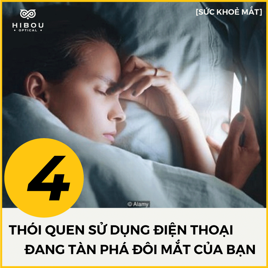 4 thói quen dùng điện thoại tàn phá đôi mắt của bạn nhất